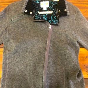 Title Nine Gray Zip-Up Sweater